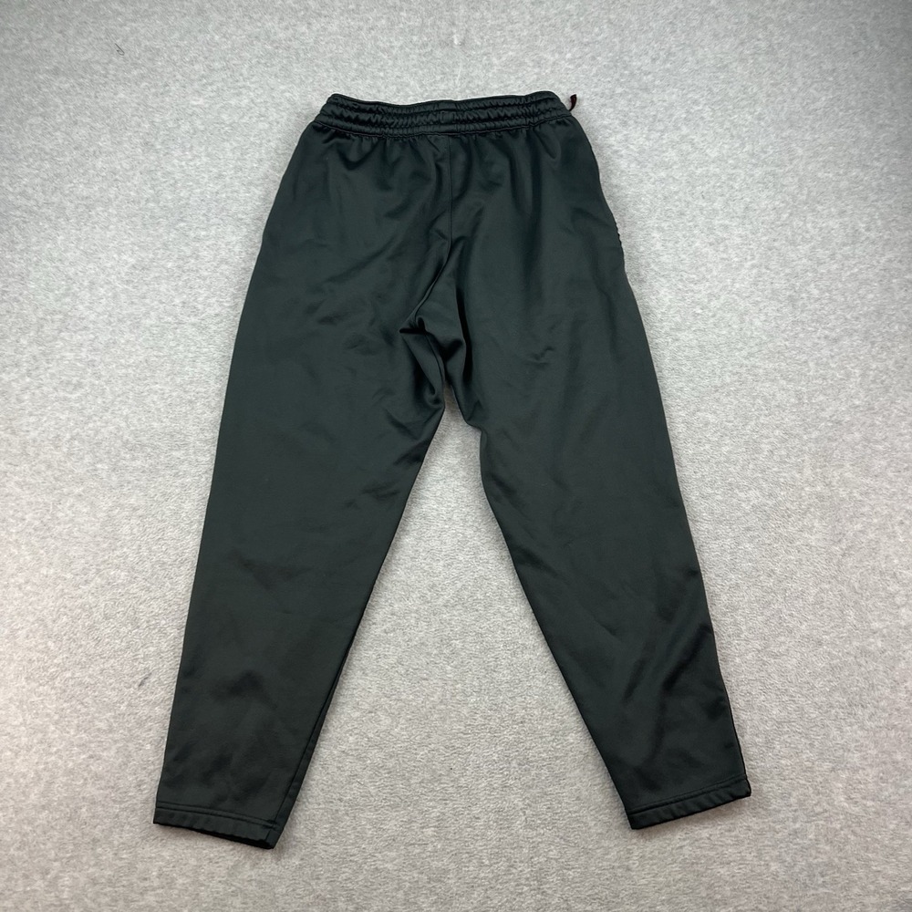 Nike Pants Mens L Black Swoosh‎ Thermafit Fitness Basketball Pants Train Tapered